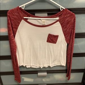 Bozzolo long sleeve crop top